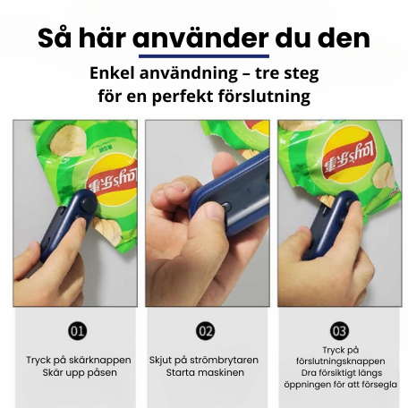 Smaklåset – 2-i-1 Köksverktyg För Förslutning & Öppning